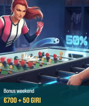 Bonus weekend 50 fino a 700 50 giri